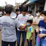 SIFF Pune Team distributing Men's Day pamphlets